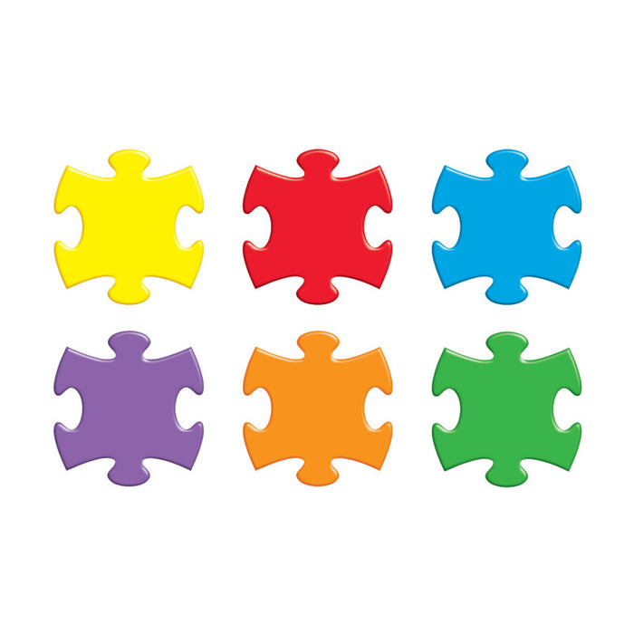 TREND T-10906 Puzzle Pieces Classic Accents Variety Pack, Pack of 36