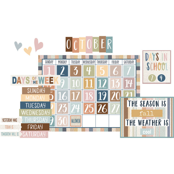 Teacher Created Resources TCR7119 Everyone is Welcome Calendar Bulletin Board Set