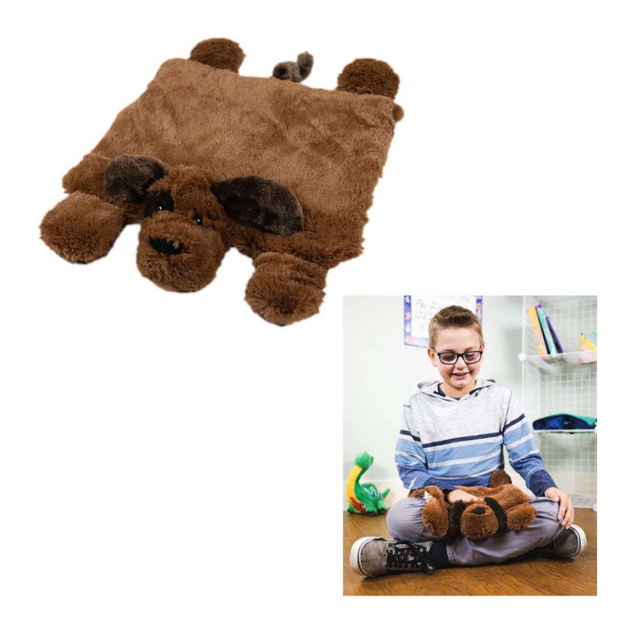 Bouncyband BBALPDO Washable Sensory Plush Lap Pad, Puppy