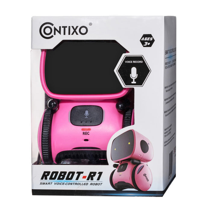 Contixo CNXR1PINK R1 Learning Educational Kids Robot, Pink