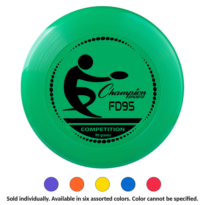 Champion Sports CHSFD95 Flying Disc Plastic Frisbee