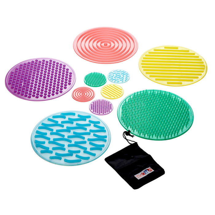 TickiT CTU9230 SiliShapes Sensory Circles - Set of 10