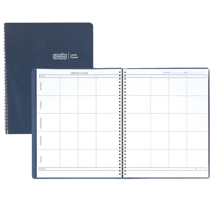 House of Doolittle HOD51007 Recycled Lesson Planner, Blue, 8.5 x 11 Inches