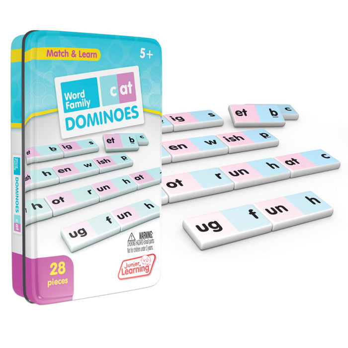 Junior Learning JRL480 Word Family Dominoes