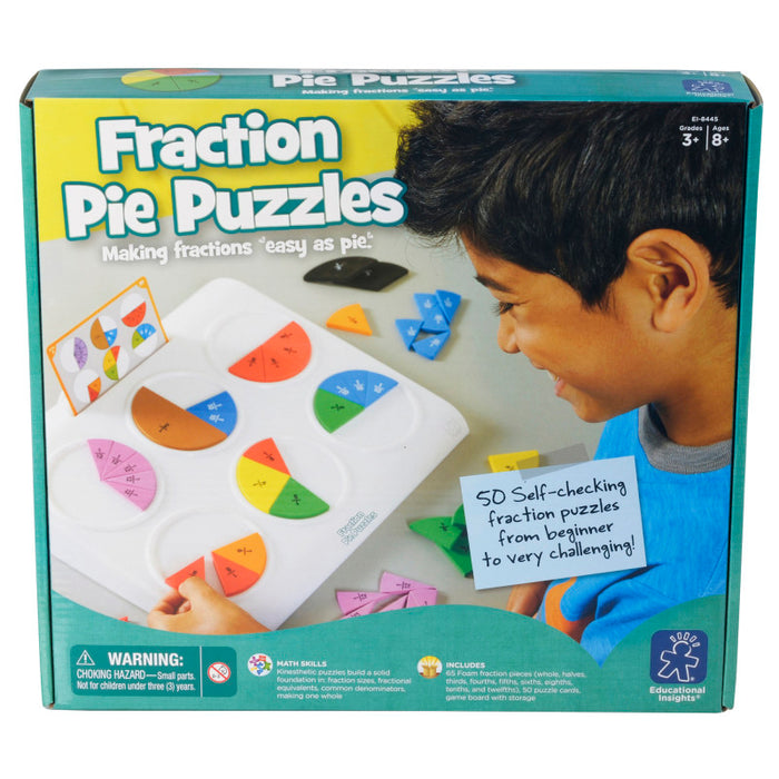 Educational Insights EI-8445 Fraction Pie Puzzles