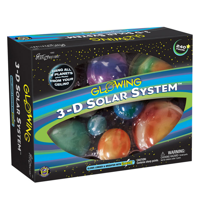 Great Explorations UG-19862 Glowing 3-D Solar System