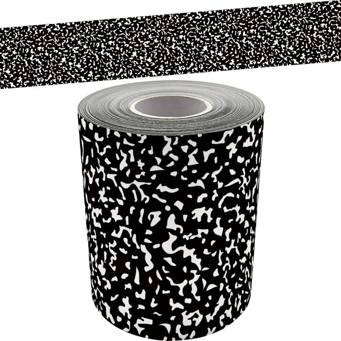 Teacher Created Resources TCR9113 Composition Straight Rolled Border Trim, 50 Feet
