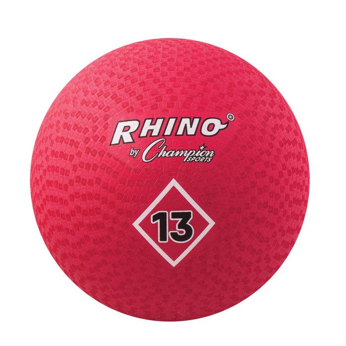 Champion Sports CHSPG13RD Playground Ball, 13", Red