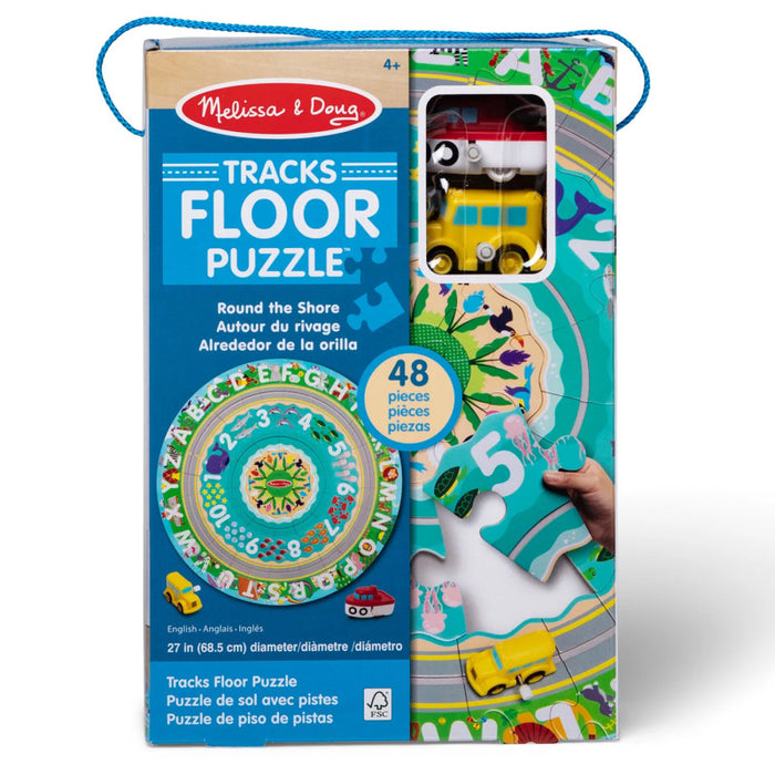 Melissa & Doug LCI31008 Round the Shore Floor Puzzle & Play Set