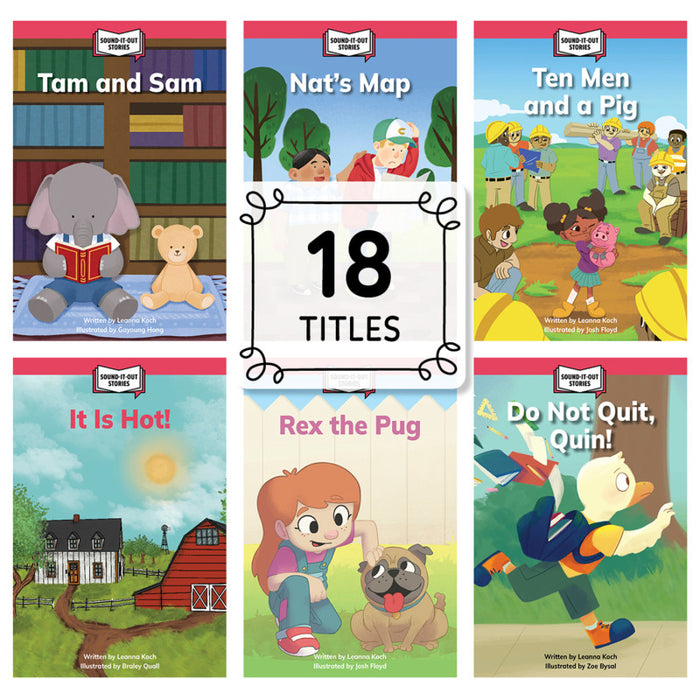 Creative Teaching Press CTP11021 Sound-It-Out Stories Decodable Readers Set 1