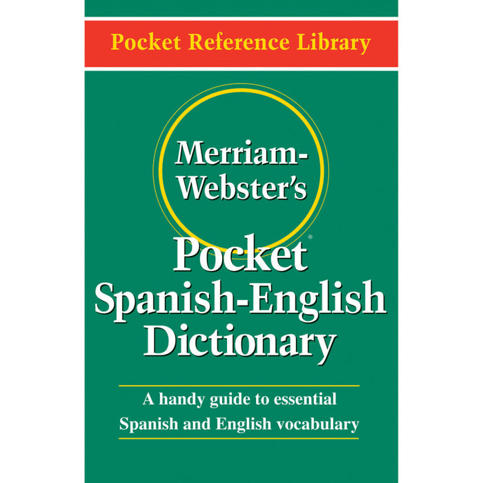Merriam-Webster MW-5193 Pocket Spanish-English Dictionary, Paperback