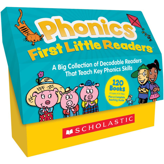 Scholastic Teaching Solutions SC-709264 Phonics First Little Readers (Classroom Set)