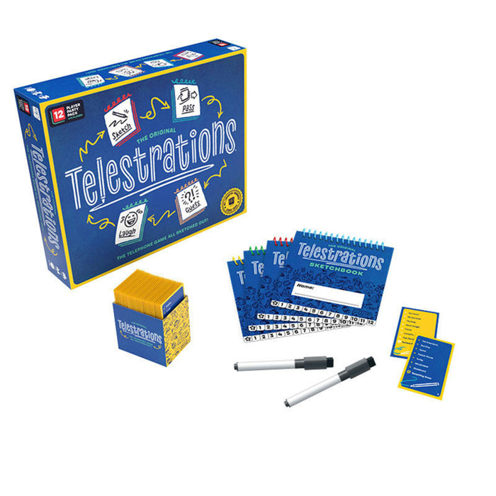 USAopoly USAPG000318 Telestrations 12 Player: The Party Pack