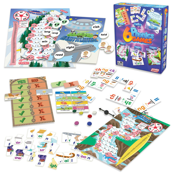 Junior Learning JRL401 6 Phonics Games