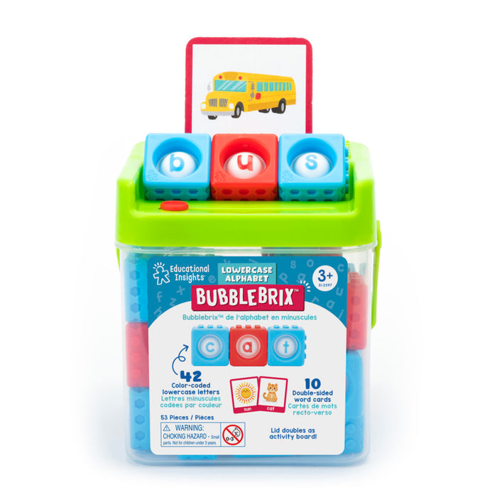 Educational Insights EI-2597 Lowercase BubbleBrix&trade;