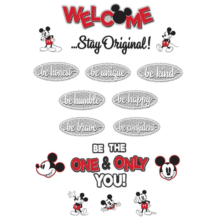 Eureka EU-847800 Mickey Mouse Throwback Stay Original Mini Bulletin Board Set