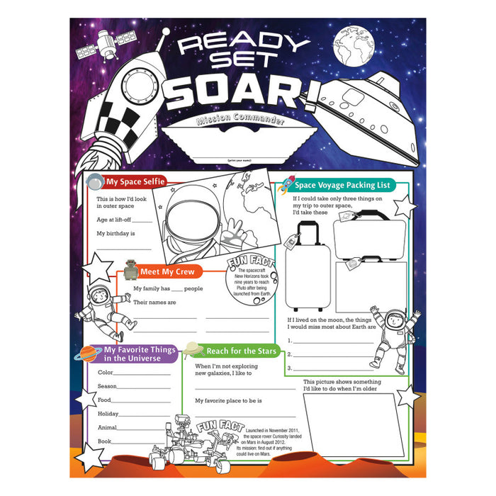 North Star Teacher Resources NST3093 Fill Me In: Ready Set Soar, Pack of 32