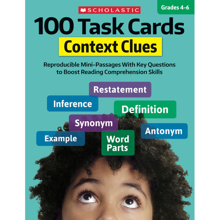 Scholastic Teaching Solutions SC-860317 100 Task Cards: Context Clues