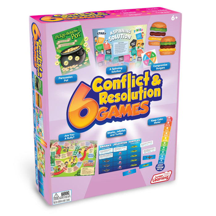 Junior Learning JRL415 6 Conflict & Resolution Games