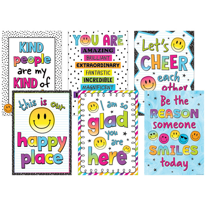 Teacher Created Resources TCR2088702 Brights 4Ever Positive Posters, Set of 6