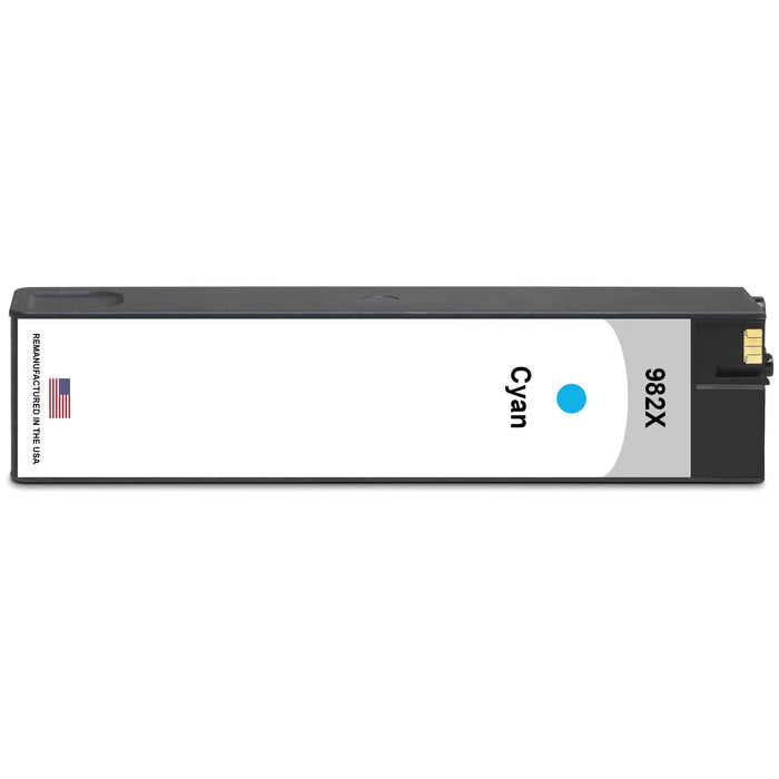 U.S. Remanufactured for HP 982X Cyan T0B27A Ink Cartridge