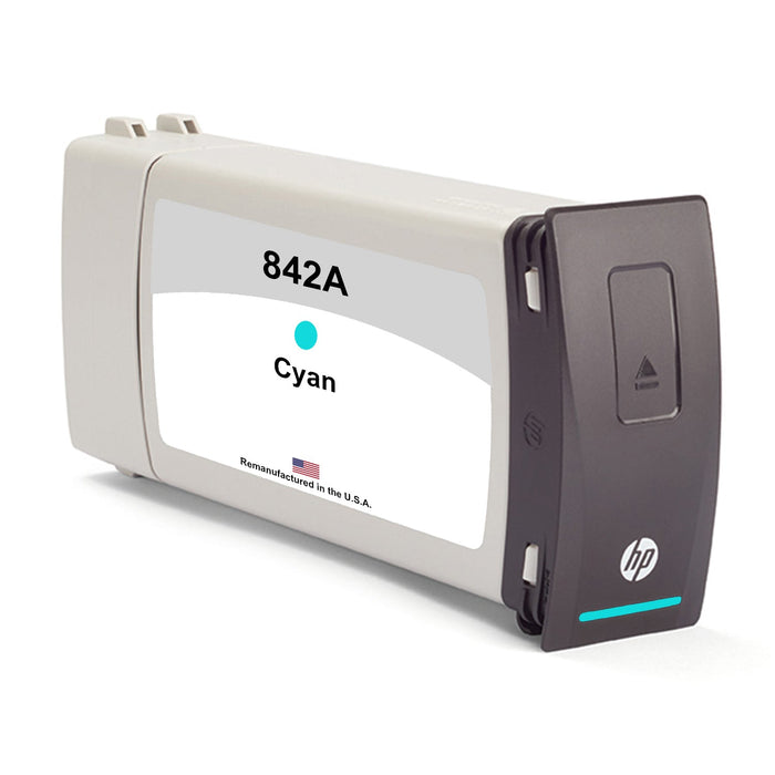 U.S. Remanufactured for HP 842A Cyan C1Q46A Ink Cartridge