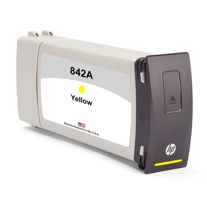 U.S. Remanufactured for HP 842A Yellow C1Q48A Ink Cartridge
