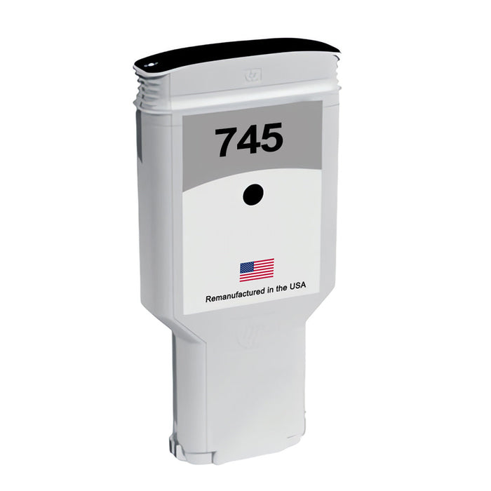 U.S. Remanufactured for HP 745 300ml (F9K05A) Matte Black Ink Cartridge