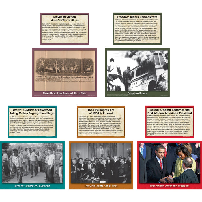 Teacher Created Resources TCR63244 Black History Events Accents, Pack of 48