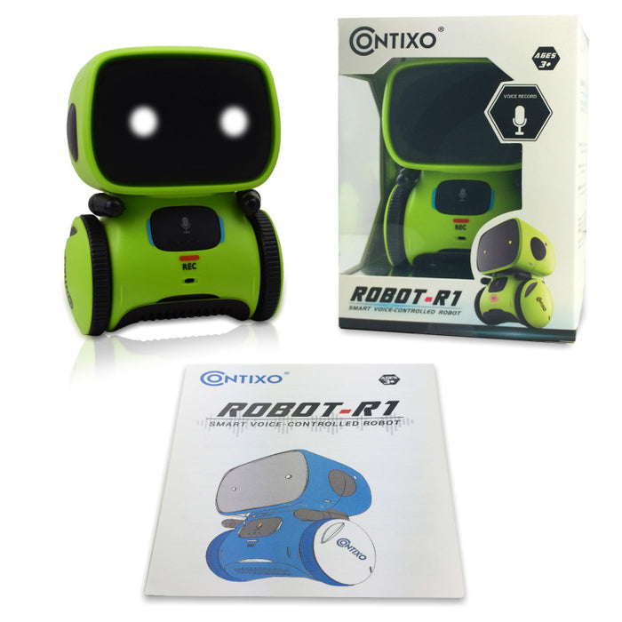 Contixo CNXR1GREEN R1 Learning Educational Kids Robot, Green