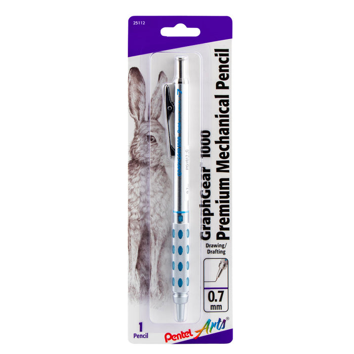 Pentel Arts PTAPG1017CPABP GraphGear 1000 Expert Mechanical Drafting Pencil (0.7mm)