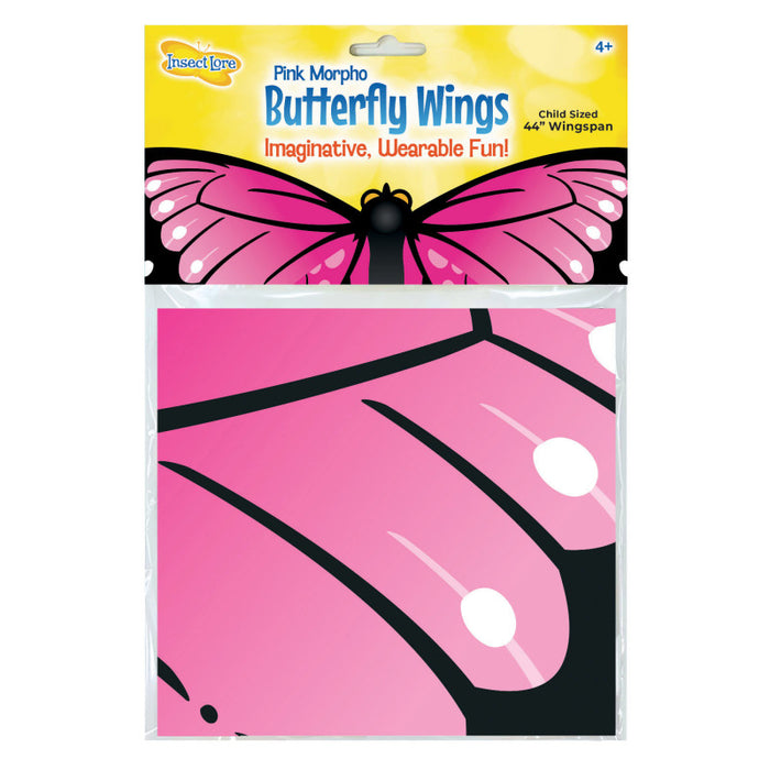 Insect Lore ILP4820 Dress-Up Morpho Butterfly Wings, Pink