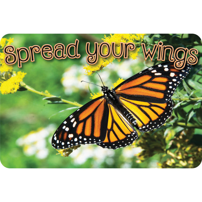 Ashley Productions ASH12536 The Original Fun Mat Computer Mouse Pad, 11.75x8 in, Butterfly, Spread Your Wings