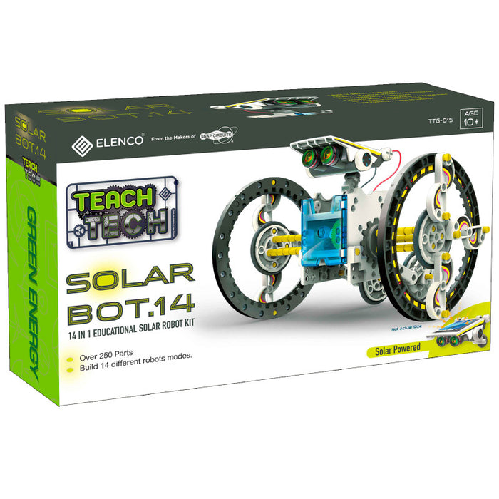 Elenco EE-TTG615 TEACH TECH&trade; SolarBot.14 Robot Kit