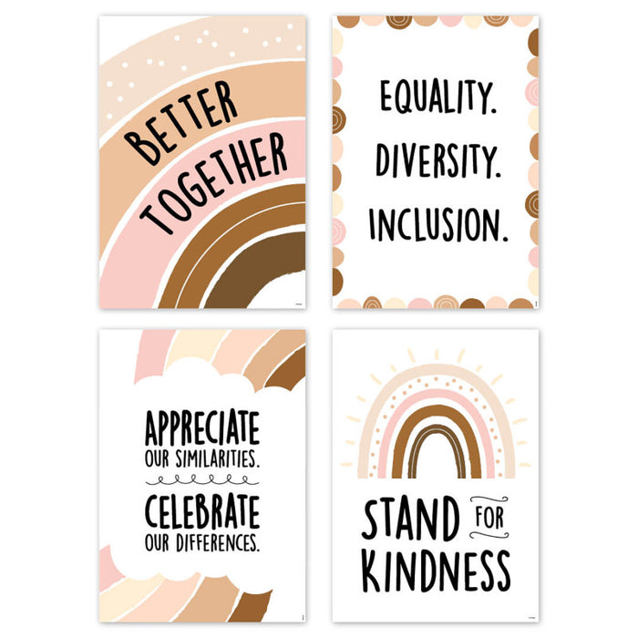 Creative Teaching Press CTP10610 Stand Together Inspire U&trade; 4-Poster Pack
