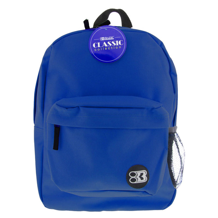 BAZIC Products BAZ1051 Classic Backpack 17" Blue