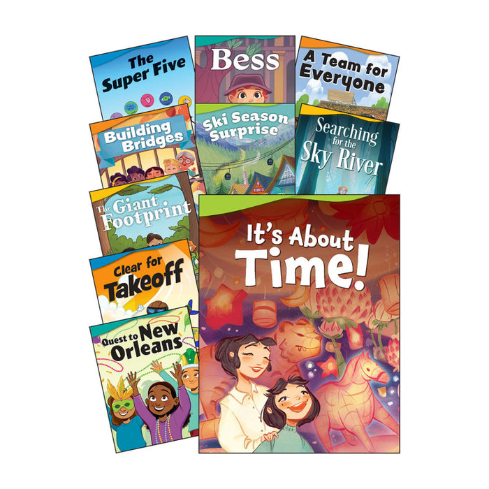 Teacher Created Materials SEP134775 Literary Text Grade 3 Readers Set 1 10-Book Set