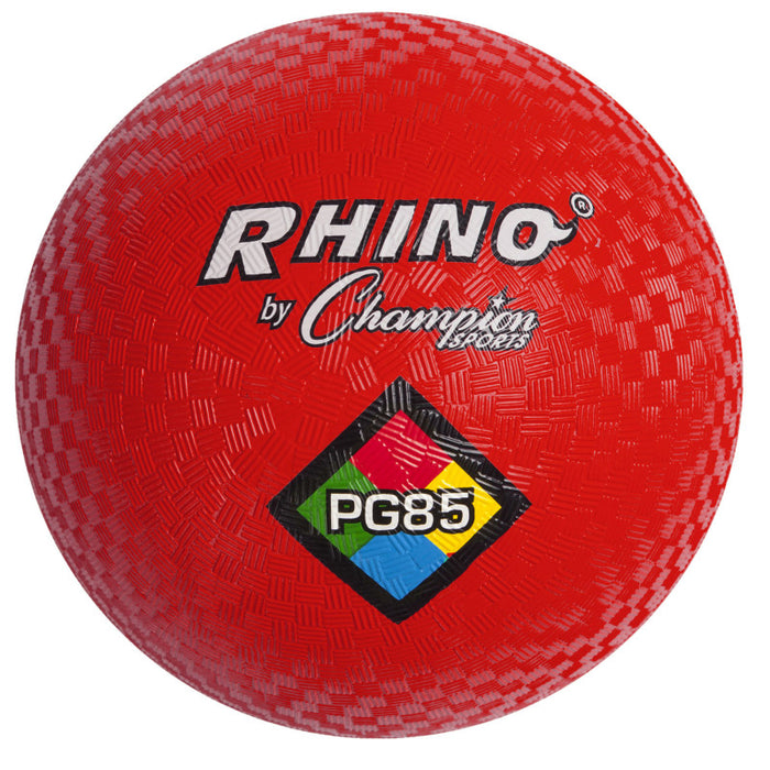 Champion Sports CHSPG85RD Rhino Playground Balls, 8-1/2"D, Two Ply, Nylon Wound, Red