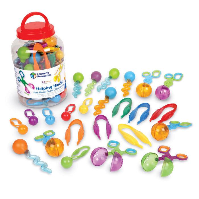 Learning Resources LER5551 Helping Hands Fine Motor Tools Classroom Set