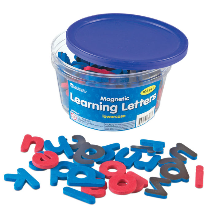 Learning Resources LER6297 Magnetic Soft Foam Learning Letters, Lowercase