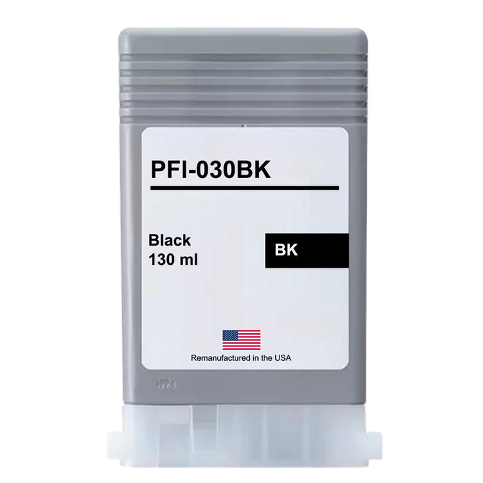 U.S. Remanufactured for Canon PFI-030 130mL Black
