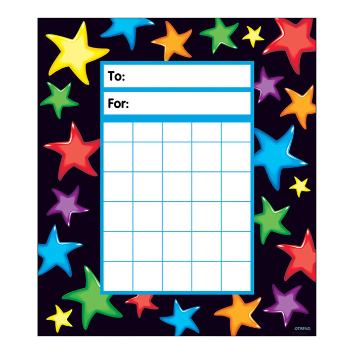 TREND T-73052 Gel Stars Incentive Pad, 36 sheets