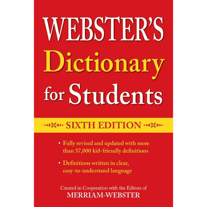 Federal Street Press FSP9781596951792 Webster's Dictionary for Students, Sixth Edition