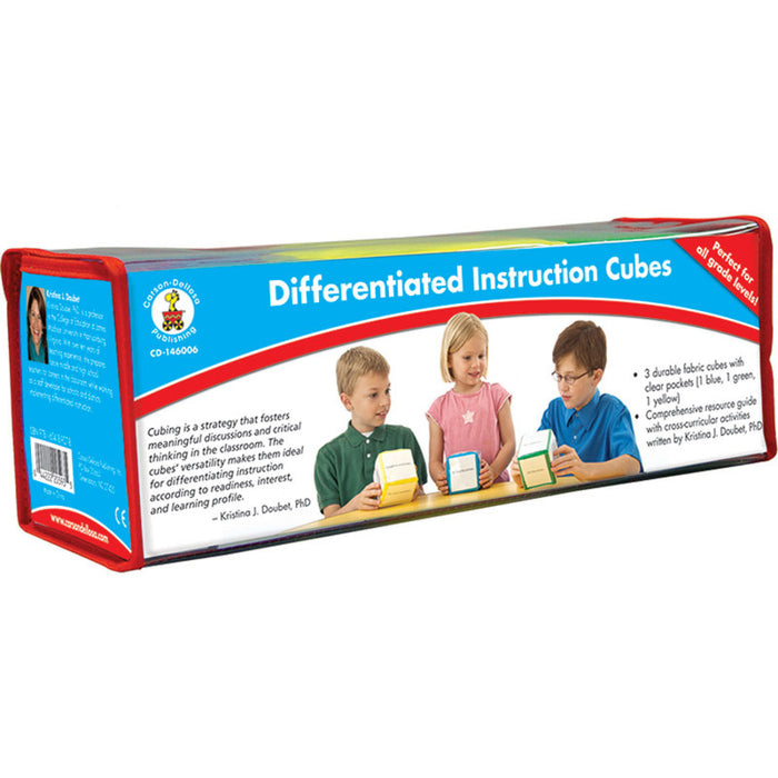Carson Dellosa Education CD-146006 Differentiated Instruction Cubes Manipulative, Grade PK-5, Pack of 3