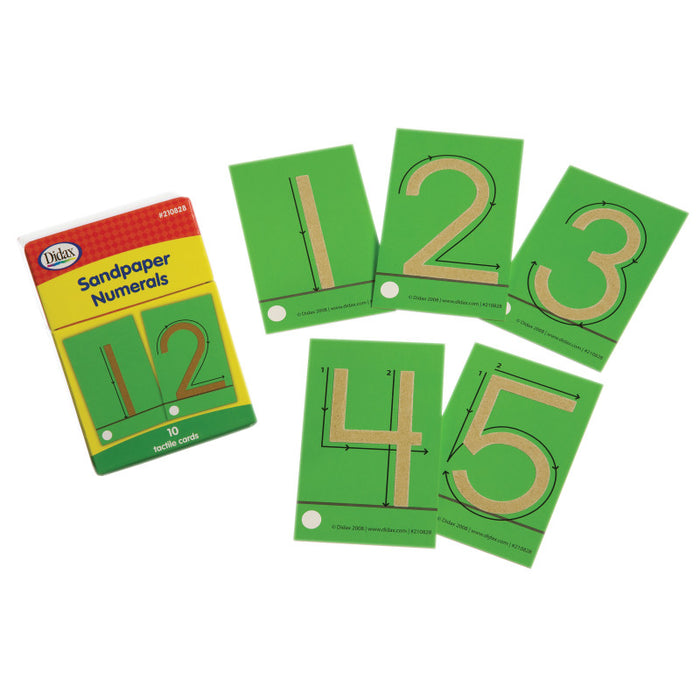 Didax DD-210828 Tactile Sandpaper Numerals