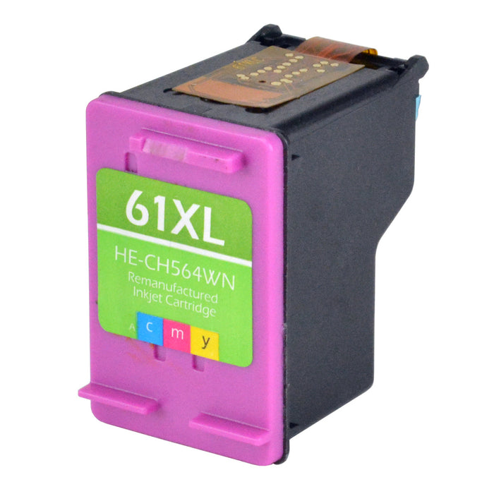 Remanufactured HP CH564WN (HP 61XL) Tri-Color Ink Cartridge