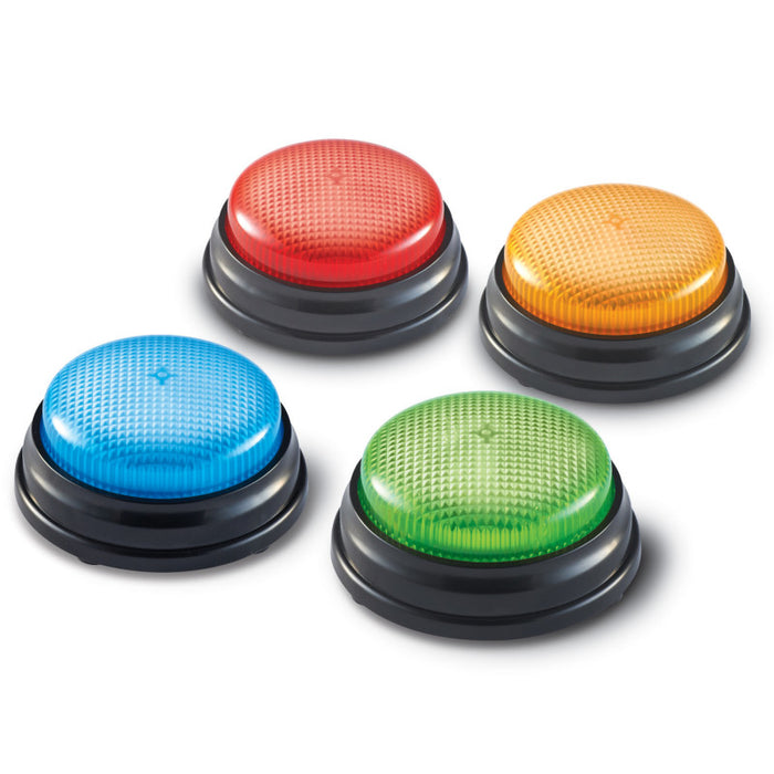 Learning Resources LER3776 Lights and Sounds Answer Buzzers, Set of 4
