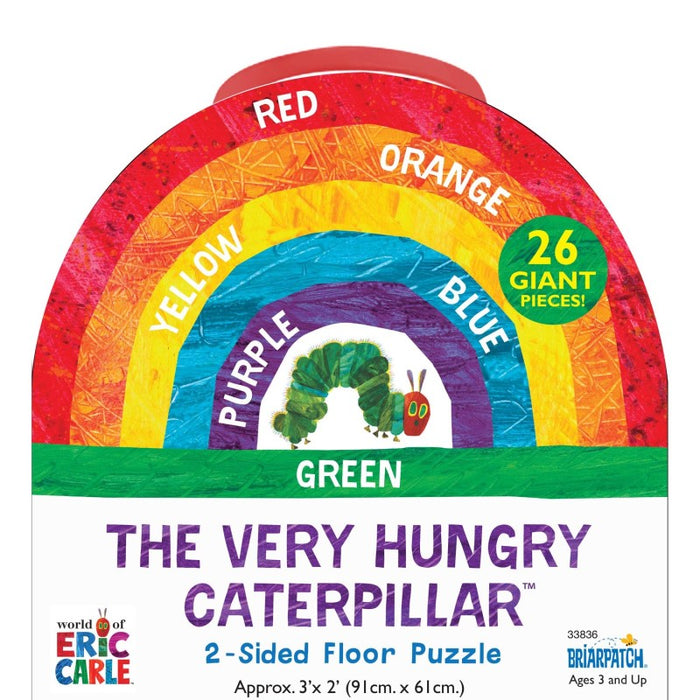 Briarpatch UG-33836 The World of Eric Carle&trade; The Very Hungry Caterpillar 2-Sided Floor Puzzle