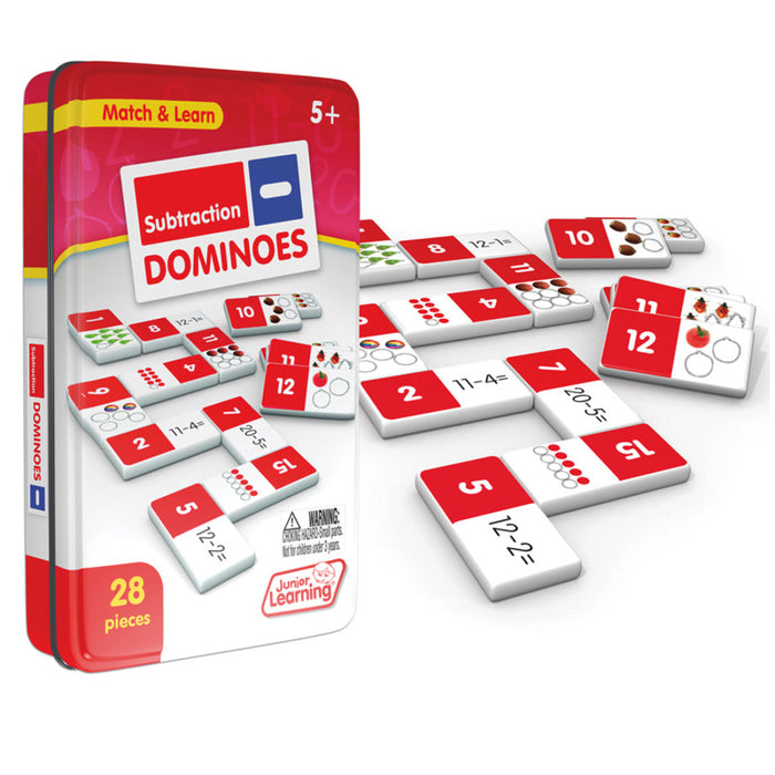 Junior Learning JRL482 Subtraction Dominoes