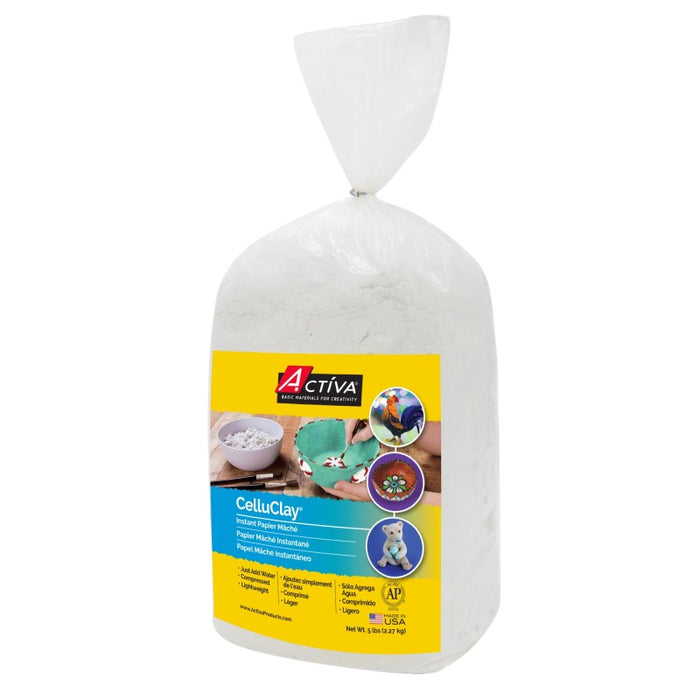 ACT&Iacute;VA API205 Celluclay Bright White, 5 lbs.